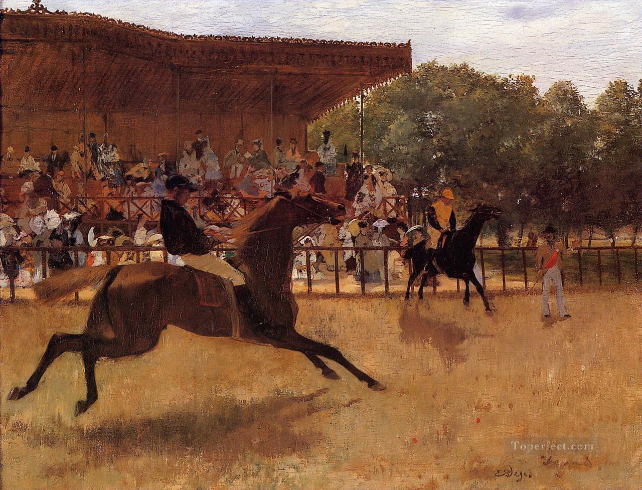 La salida en falso Edgar Degas Pintura al óleo